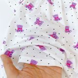  Bộ tay ngắn quần dài bé gái sợi sồi Modal Lá Homewear MOD4, đồ dài cộc tay cho bé babydoll mềm mát 