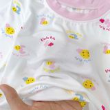  Bộ lửng bé gái 95% sợi sồi Modal Ice Cool Lá Homewear A303, đồ bộ quần lỡ bé gái họa tiết kỳ lân unicorn 