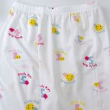  Bộ lửng bé gái 95% sợi sồi Modal Ice Cool Lá Homewear A303, đồ bộ quần lỡ bé gái họa tiết kỳ lân unicorn 