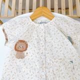  Bộ tay ngắn quần dài xô cotton Lá Homewear A339, đồ ngủ cộc tay bé gái quần bí dễ thương mềm mát 