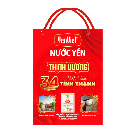 Nước Yến YenViet Vị Nguyên Bản [Hộp Đứng 06 lon x 190ml]