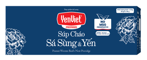 Súp Cháo Sá Sùng & Yến - Gói 50Gr