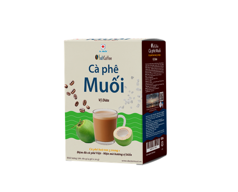 Cà Phê Muối Salt Coffee - Vị Dừa (Hộp 09 Gói x 20 Gr)