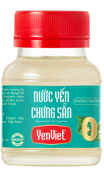 Nước Yến Chưng Sẵn Không Đường [Hộp Quà Tặng 06 Lọ x 70ml