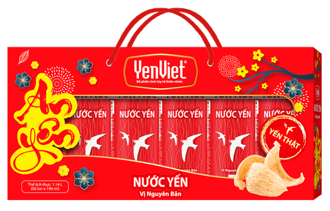 Nước Yến YenViet - Hộp Ngang (06 Lon x 190 ml)