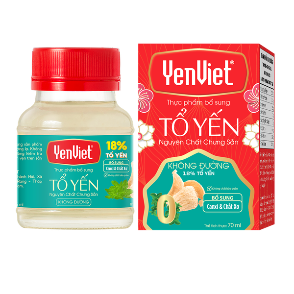 [Combo Lẻ] Tổ Yến Chưng Sẵn Yến Việt Vị Hạt Sen/ Không Đường