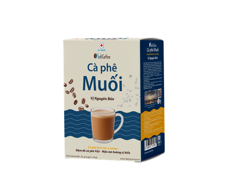Cà Phê Muối Salt Coffee - Vị Nguyên Bản (Hộp 09 Gói x 18Gr)