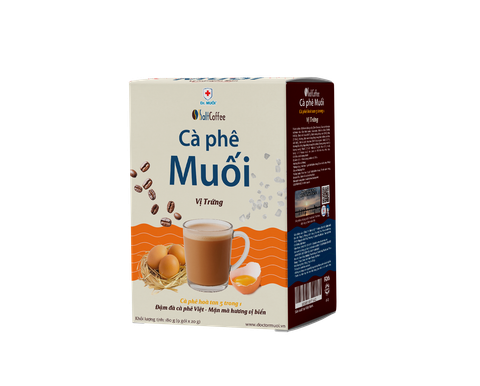 Cà Phê Muối Salt Coffee - Vị Trứng (Hộp 09 Gói x 20Gr)