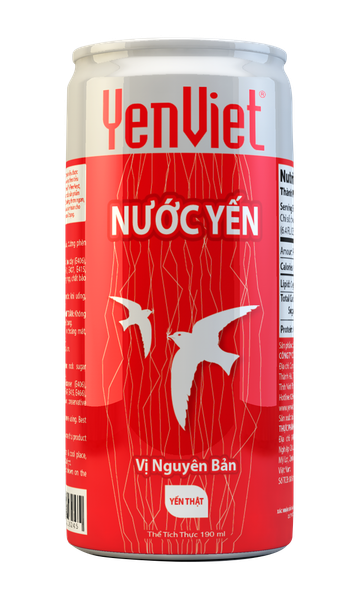 Nước Yến YenViet - Hộp Ngang (06 Lon x 190 ml)