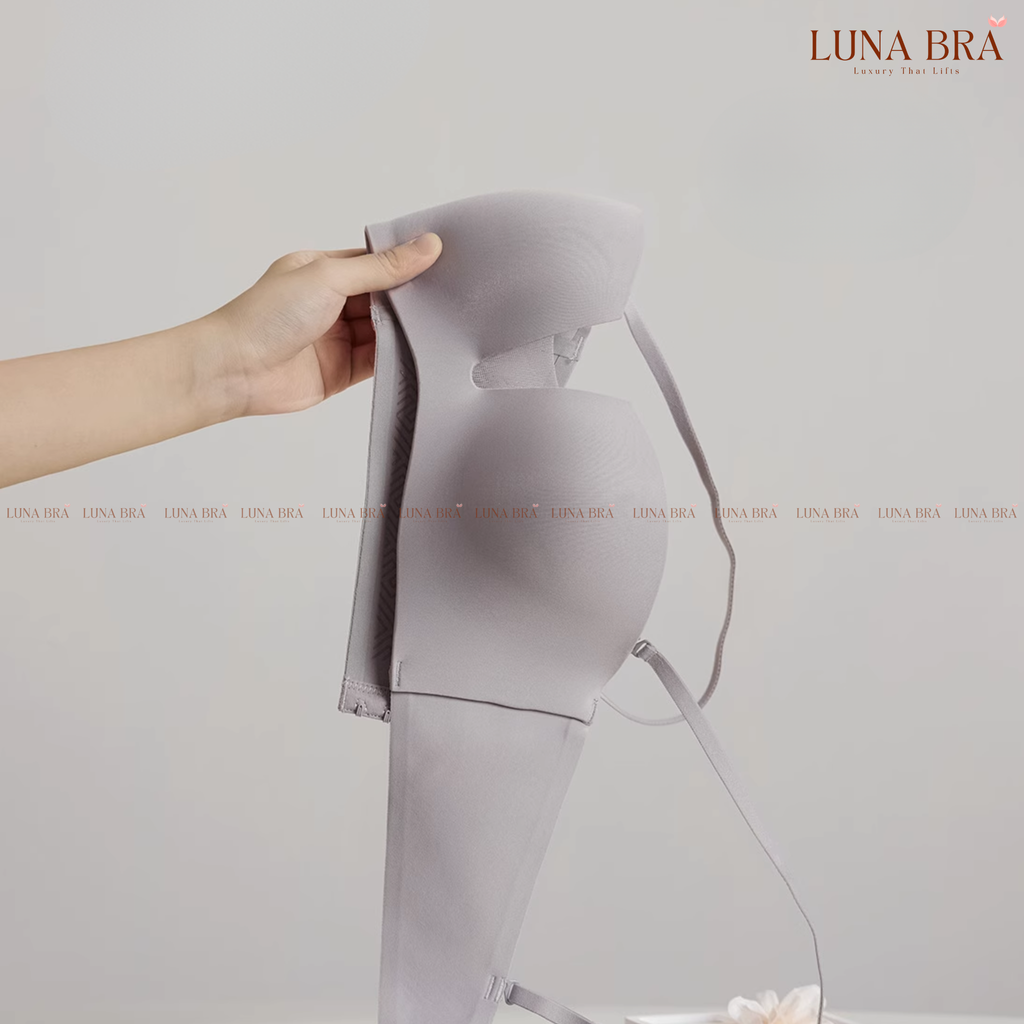 Áo lót cao cấp Sexy Deep V cúp ngang quả vuông đệm siêu mỏng 0,5cm  - Al035
