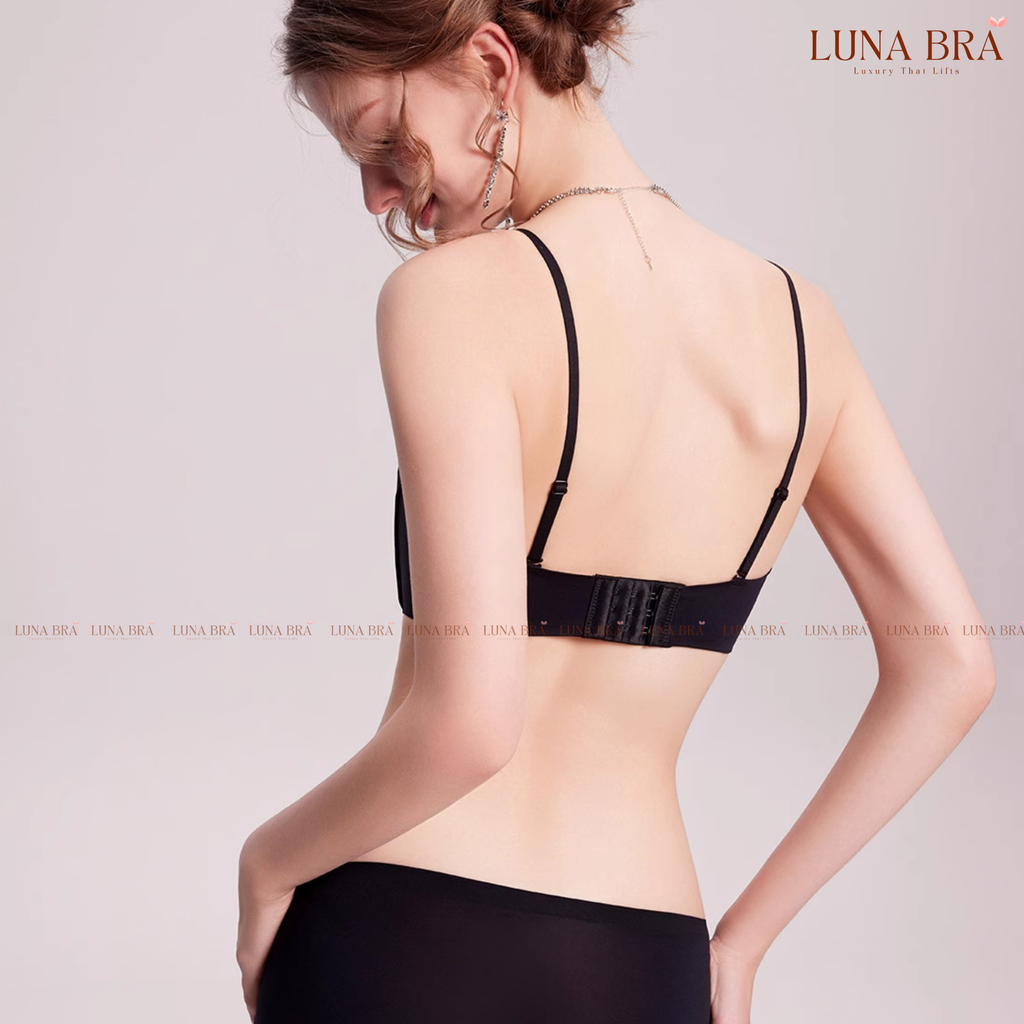 Áo lót cao cấp Sexy Deep V cúp ngang quả vuông đệm siêu mỏng 0,5cm  - Al035