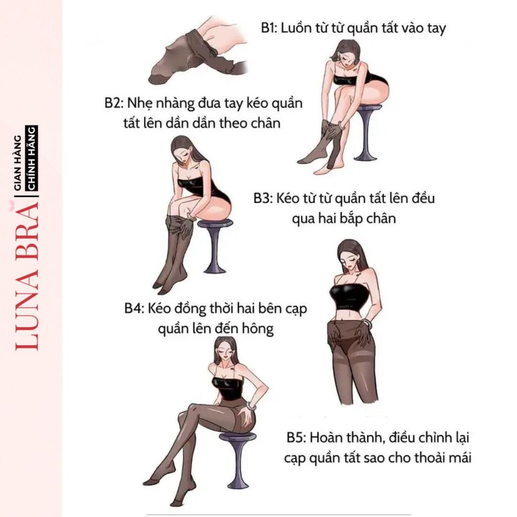 Quần tất giữ nhiệt lót nỉ 2 lớp cao cấp Luna Bra - QTN001