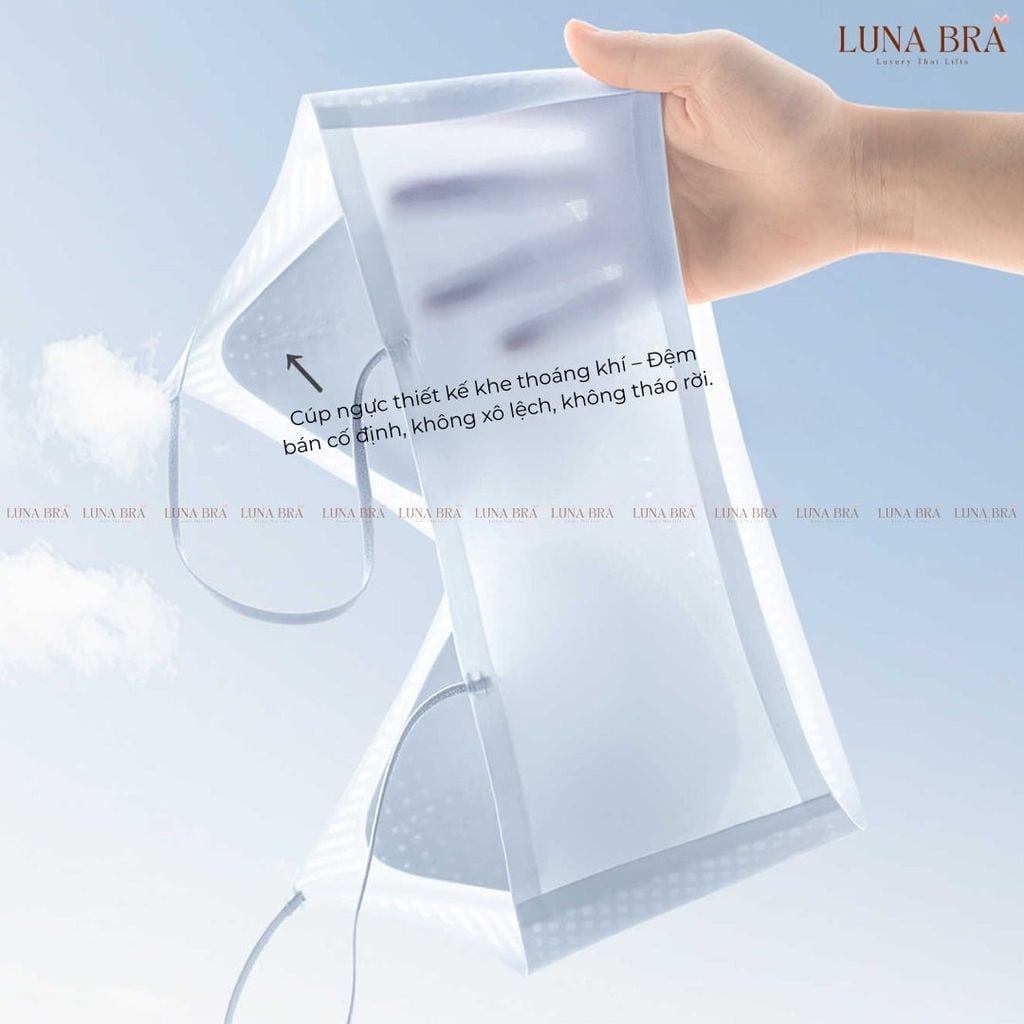 Áo Bra hương hoa nhài cao cấp Luna Bra đệm 0,5cm siêu mỏng - Al040