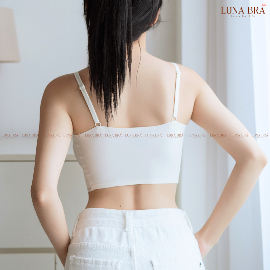 Áo lót cao cấp Bra ren lụa thêu hoa Luna Bra - Al034