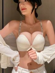 Áo lót cao cấp Sexy Secret cài trước lưng chữ T đệm 1cm Luna Bra  - AL039