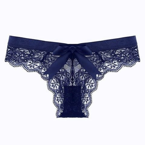 Set 5 Quần Lót QL014 Ren Lọt Khe Mix Nơ  Cao Cấp - QL014