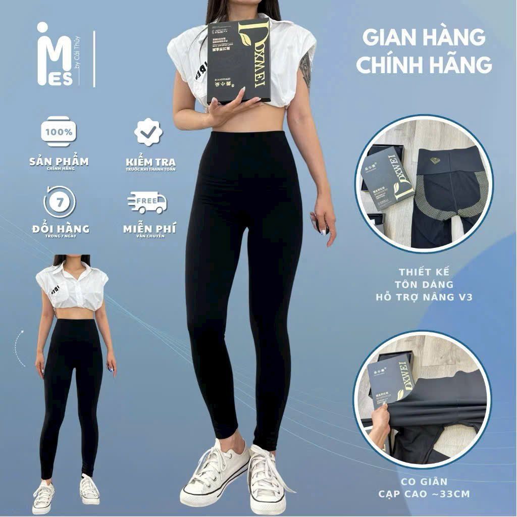 Quần legging  Đúc su lót nỉ 3D - Bản Nâng V3 - LG010