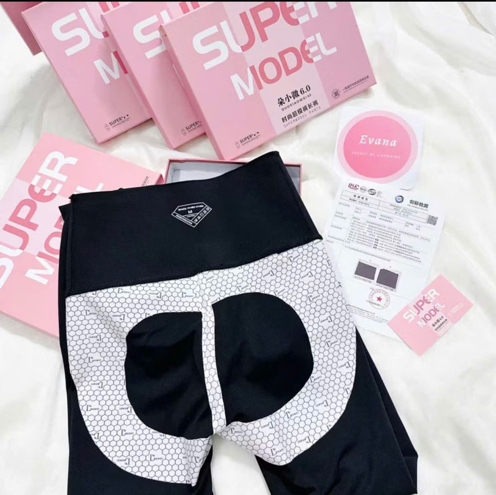 Quần Legging Su Đúc  Super Model 6.0 Cạp Cao Gel Bụng. Hỗ trợ nâng V3 , Co giãn 4 chiều