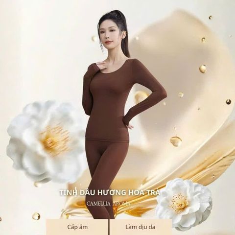 Bộ giữ nhiệt tàng hình hương hoa sơn trà cao cấp LunaBra - B010