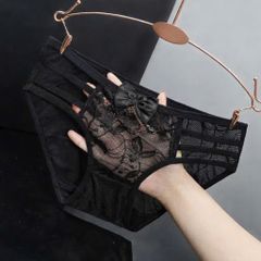 Combo 5 quần ren lụa mix lưới cao cấp Luna Bra mềm mát co dãn - Ql020