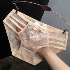 Combo 5 quần ren lụa mix lưới cao cấp Luna Bra mềm mát co dãn - Ql020