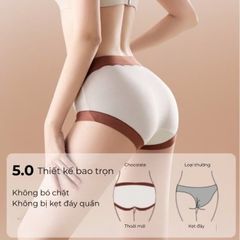 Set hộp 8 Quần lót Chocolate lụa Tencel mềm mượt ôm khít V3, kháng khuẩn chống ẩm - Ql030