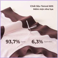 Set hộp 8 Quần lót Chocolate lụa Tencel mềm mượt ôm khít V3, kháng khuẩn chống ẩm - Ql030