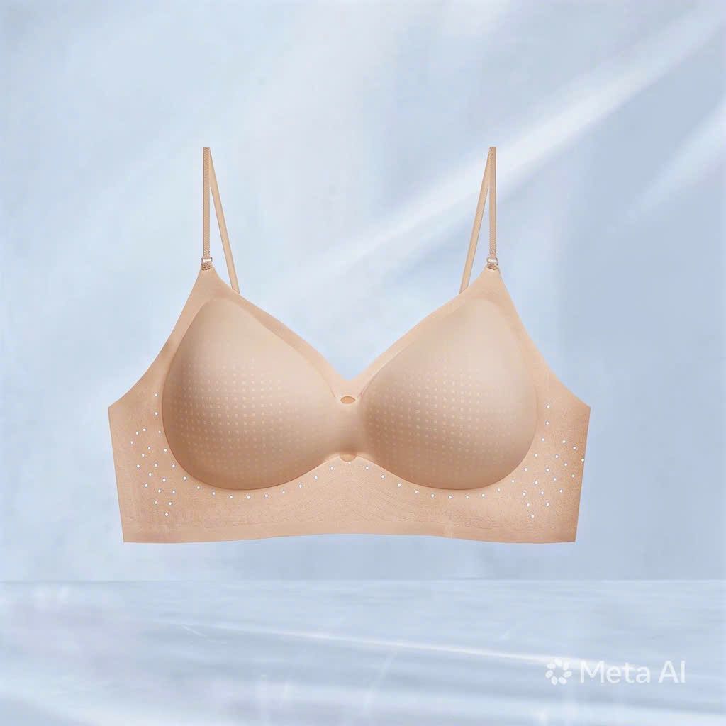 Áo lót Luna Bra đúc su cao cấp dây chéo, không gọng, hở lưng mút 1,5cm - Al059