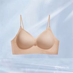 Áo lót Luna Bra đúc su cao cấp dây chéo, không gọng, hở lưng mút 1,5cm - Al059