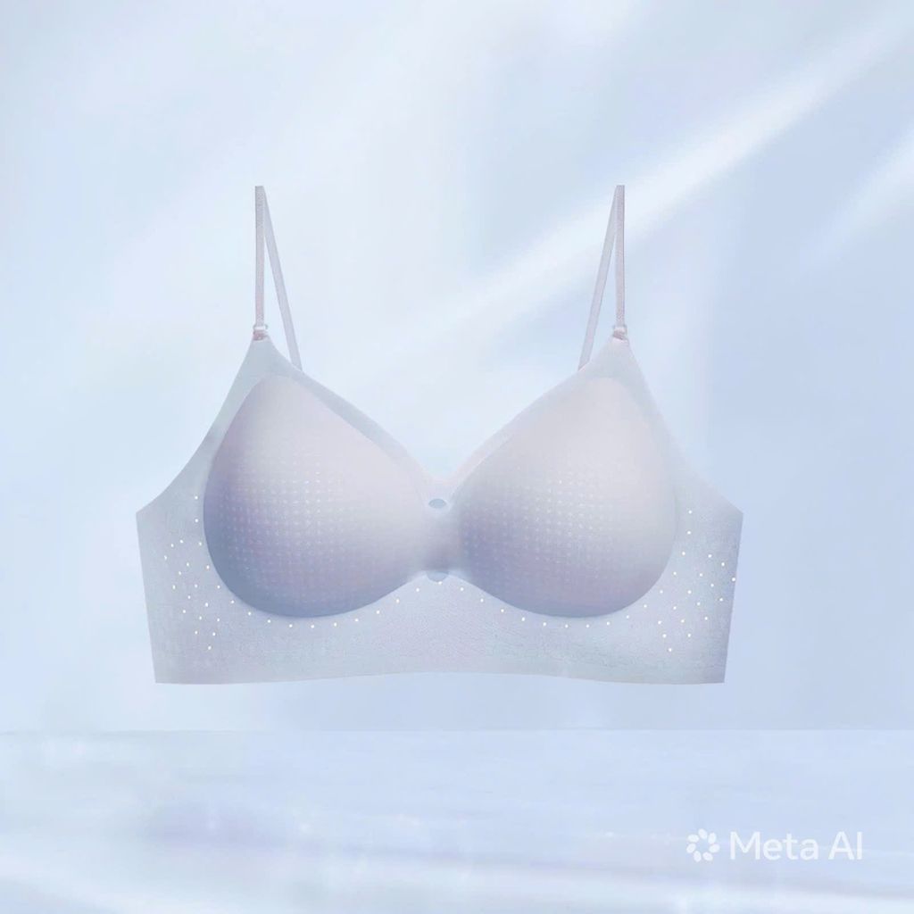 Áo lót Luna Bra đúc su cao cấp dây chéo, không gọng, hở lưng mút 1,5cm - Al059