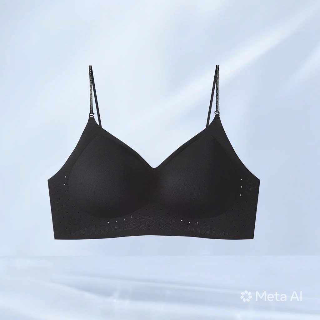 Áo lót Luna Bra đúc su cao cấp dây chéo, không gọng, hở lưng mút 1,5cm - Al059