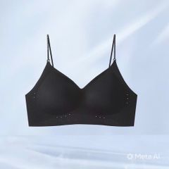 Áo lót Luna Bra đúc su cao cấp dây chéo, không gọng, hở lưng mút 1,5cm - Al059
