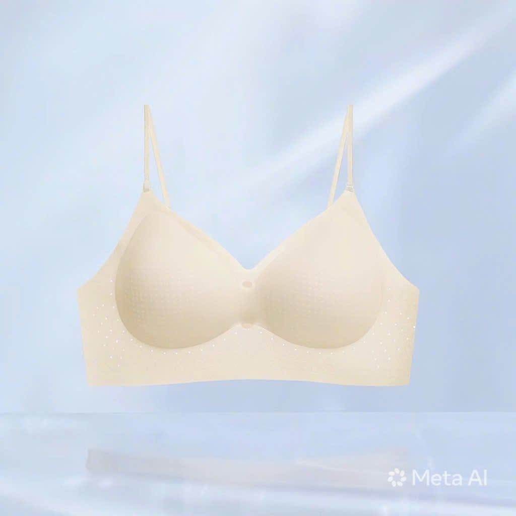 Áo lót Luna Bra đúc su cao cấp dây chéo, không gọng, hở lưng mút 1,5cm - Al059