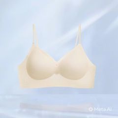Áo lót Luna Bra đúc su cao cấp dây chéo, không gọng, hở lưng mút 1,5cm - Al059