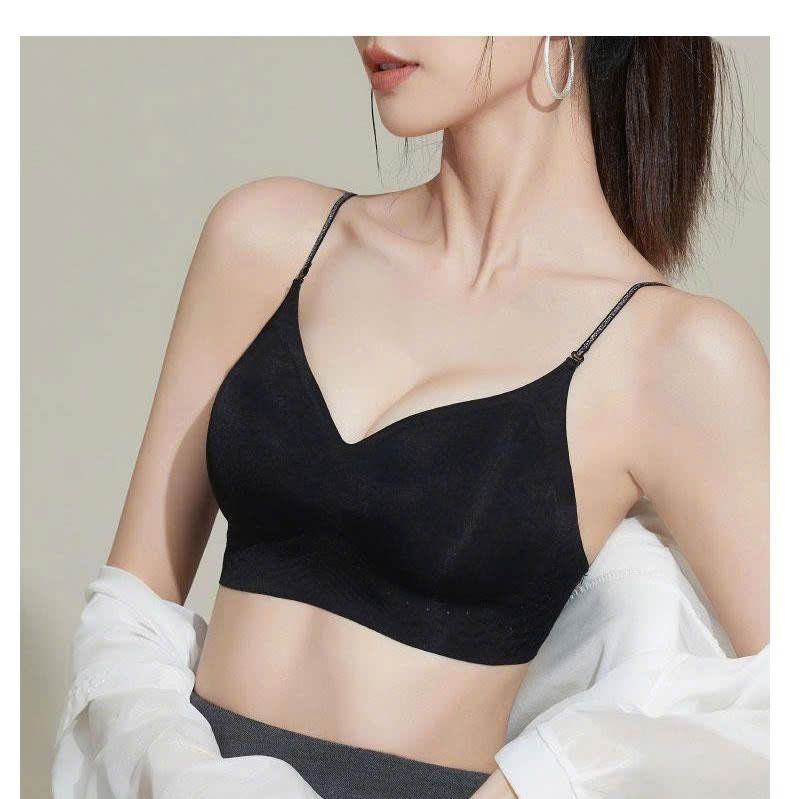 Áo lót Luna Bra đúc su cao cấp dây chéo, không gọng, hở lưng mút 1,5cm - Al059