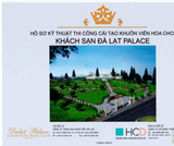  Khuôn viên hoa Đà Lạt Palace 