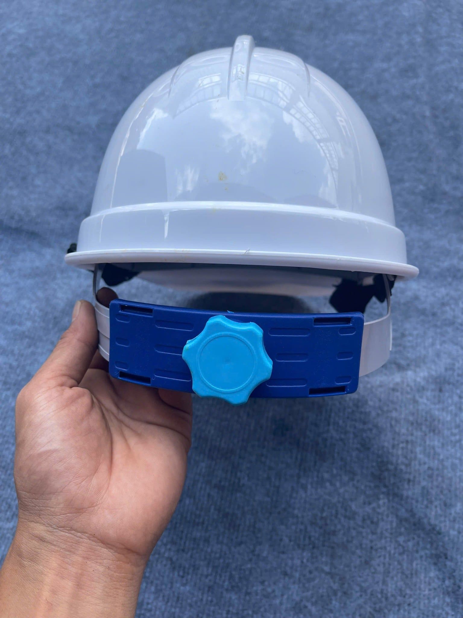  Mũ bảo hộ trắng 