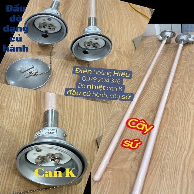 Cây dò sứ 1200 độ C, can K dạng củ hành