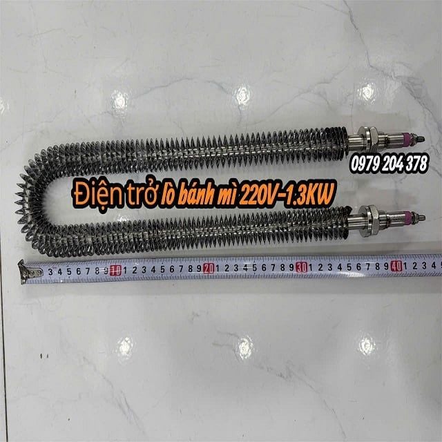 220V-1.3KW Điện trở lò bánh mì chữ U 430mm