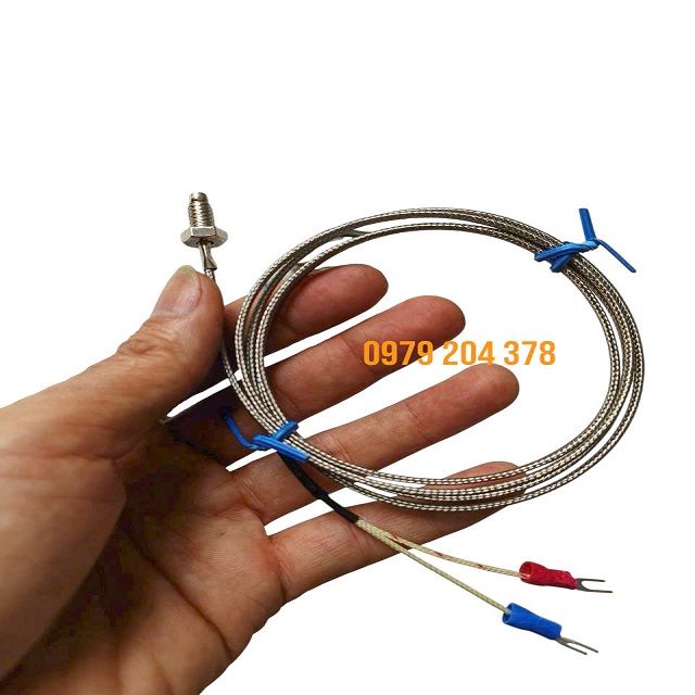 Dây dò nhiệt độ can K kết nối Ren 6.3