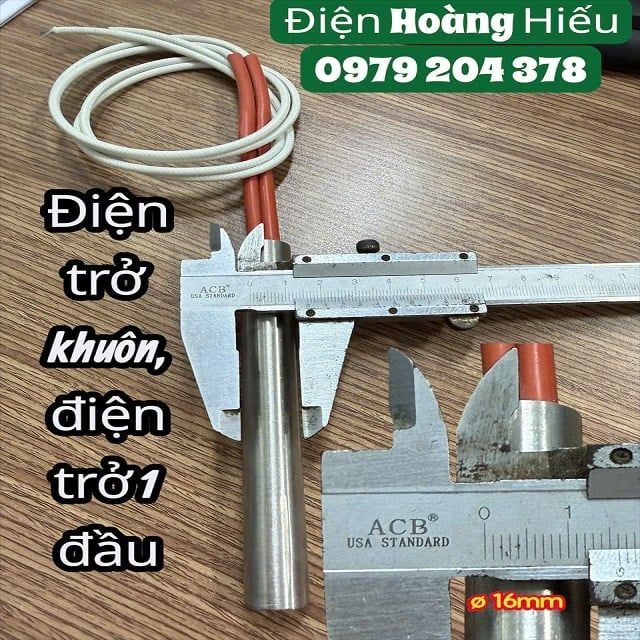 phi 16 Điện trở khuôn, điện trở 1 đầu, điện trở râu