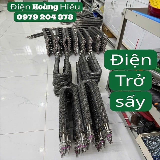 2KW-220V Điện trở sấy, thanh nhiệt, điện trở đốt nóng chữ U có cánh tản nhiệt
