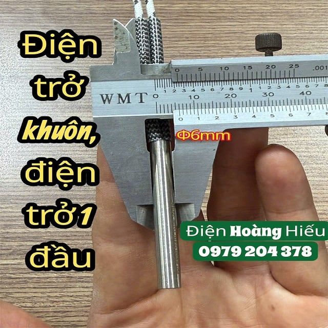 Phi 6 Điện trở khuôn, điện trở 1 đầu