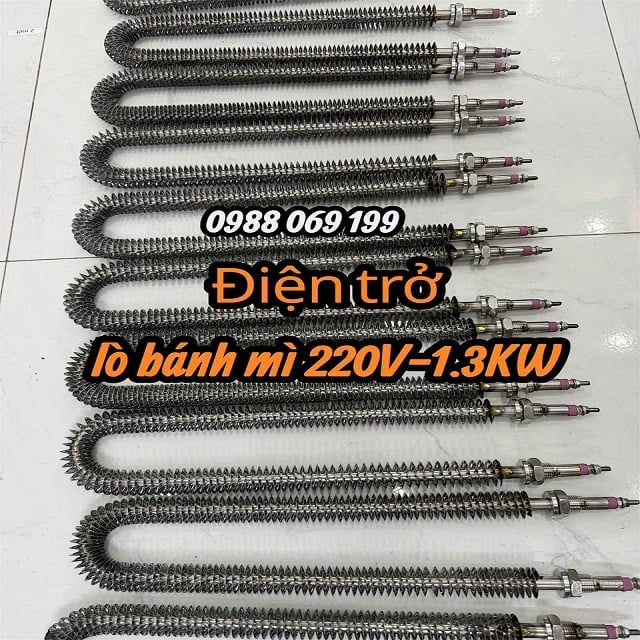 220V-1.3KW Điện trở lò bánh mì chữ U 430mm
