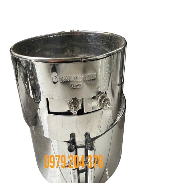 Điện trở vòng ốp Inox cho máy ép nhựa