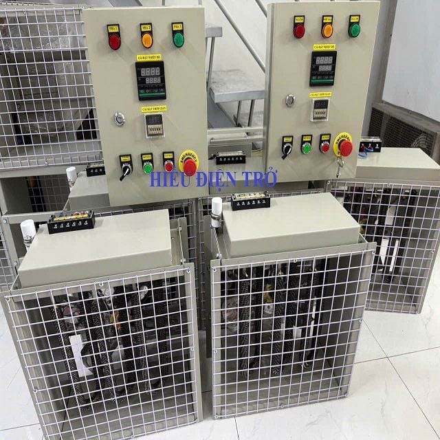 Tủ điện, Quạt Sưởi, Máy Sấy Công Nghiệp, Box Sấy 220V/380V - 3Kw, 4.5Kw, 6Kw, 9Kw