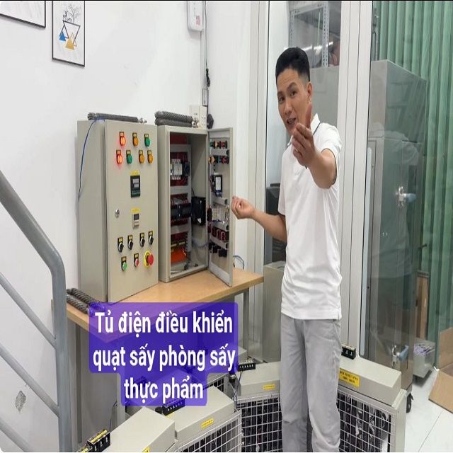 Tủ Điện Điều Khiển Nhiệt Độ Sấy, Sưởi Có hẹn Thời Gian, nhiệt độ Tự Ngắt Lắp ráp theo yêu cầu