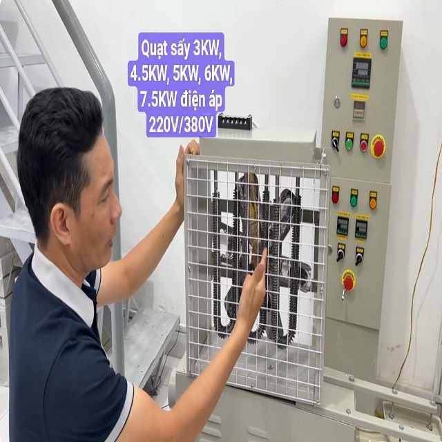 Làm theo yêu cầu tủ điện, máy sấy, máy sưởi công Nghiệp 3Kw, 4.5kw, 6Kw, 7.5kw 9Kw, 18Kw Điện Áp 220V/380V