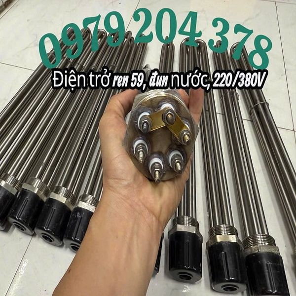  Điện trở, mai so đun nước, đun dầu, ren 59 220/380V - 18KW 