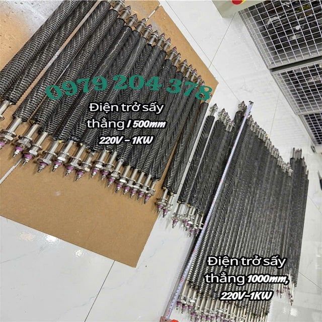 Điện trở sấy thẳng I 500mm, 220V-1000W